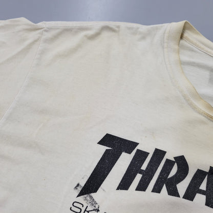 【現状渡し品】【メンズ】 OLD THRASHER オールド スラッシャー SS TEE ショートスリーブ Tシャツ トップス 146-260815-kh-08-izu サイズ：XL カラー：ホワイト系 万代Net店