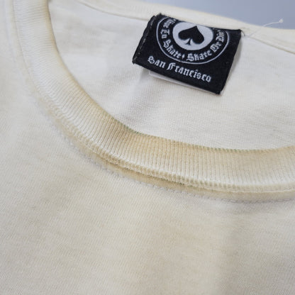 【現状渡し品】【メンズ】 OLD THRASHER オールド スラッシャー SS TEE ショートスリーブ Tシャツ トップス 146-260815-kh-08-izu サイズ：XL カラー：ホワイト系 万代Net店