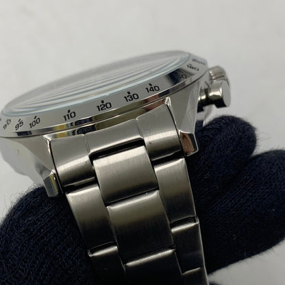 【中古品】【メンズ/レディース】 SACCSNY Y'SACCS サクスニーイザック SY-15219-GR クロノグラフ クォーツ腕時計 時計 197-260804-ya-07-izu カラー：シルバー×グリーン 万代Net店