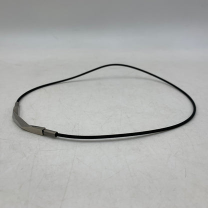 【中古品】【メンズ/レディース】 PHITEN ファイテン 0223TG899053 RAKUWAネックレス ダイヤモンドカット アクセサリー 192-260806-as-27-izu サイズ：50cm カラー：シルバー×ブラック 万代Net店