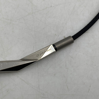【中古品】【メンズ/レディース】 PHITEN ファイテン 0223TG899053 RAKUWAネックレス ダイヤモンドカット アクセサリー 192-260806-as-27-izu サイズ：50cm カラー：シルバー×ブラック 万代Net店