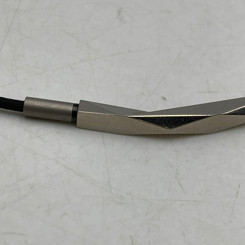 【中古品】【メンズ/レディース】 PHITEN ファイテン 0223TG899053 RAKUWAネックレス ダイヤモンドカット アクセサリー 192-260806-as-27-izu サイズ：50cm カラー：シルバー×ブラック 万代Net店
