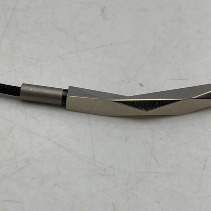 【中古品】【メンズ/レディース】 PHITEN ファイテン 0223TG899053 RAKUWAネックレス ダイヤモンドカット アクセサリー 192-260806-as-27-izu サイズ：50cm カラー：シルバー×ブラック 万代Net店