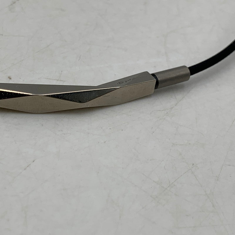 【中古品】【メンズ/レディース】 PHITEN ファイテン 0223TG899053 RAKUWAネックレス ダイヤモンドカット アクセサリー 192-260806-as-27-izu サイズ：50cm カラー：シルバー×ブラック 万代Net店