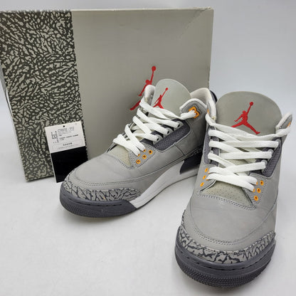 【中古品】【メンズ】 NIKE ナイキ AIR JORDAN 3 RETRO CT8532-012 エアジョーダン 3 レトロ スニーカー 靴 160-260808-as-27-izu サイズ：27.5cm カラー：SILVER/SPORT RED-LT GRAPHITE 万代Net店