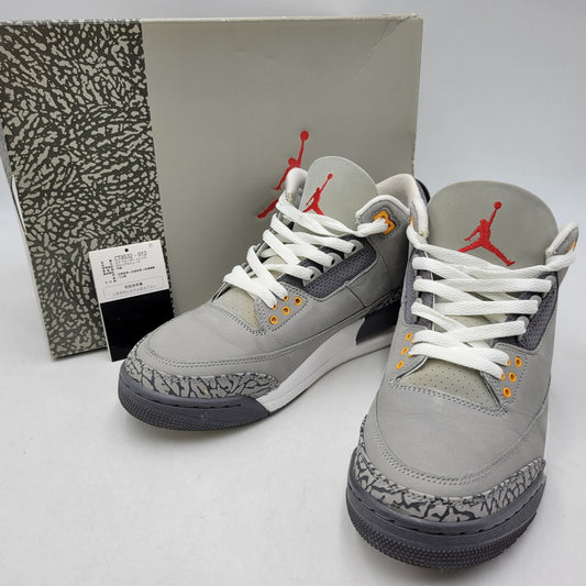 【中古品】【メンズ】 NIKE ナイキ AIR JORDAN 3 RETRO CT8532-012 エアジョーダン 3 レトロ スニーカー 靴 160-260808-as-27-izu サイズ：27.5cm カラー：SILVER/SPORT RED-LT GRAPHITE 万代Net店