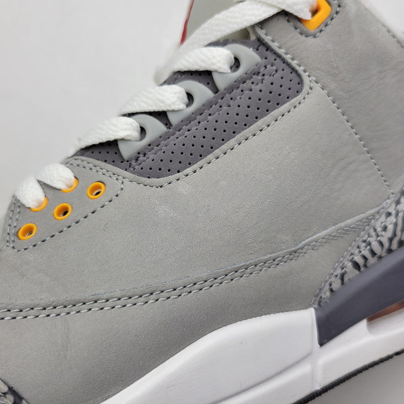 【中古品】【メンズ】 NIKE ナイキ AIR JORDAN 3 RETRO CT8532-012 エアジョーダン 3 レトロ スニーカー 靴 160-260808-as-27-izu サイズ：27.5cm カラー：SILVER/SPORT RED-LT GRAPHITE 万代Net店