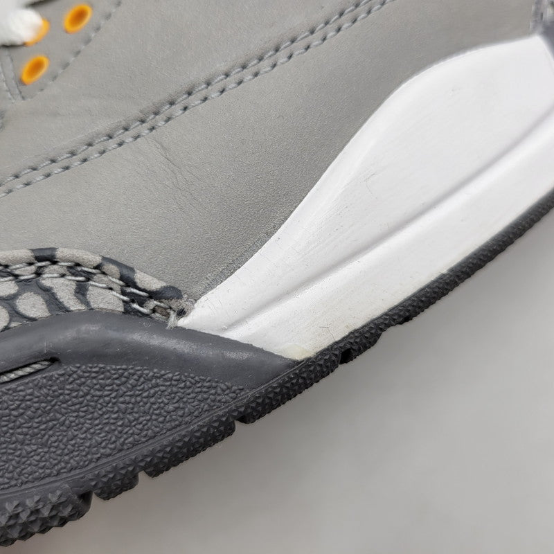 【中古品】【メンズ】 NIKE ナイキ AIR JORDAN 3 RETRO CT8532-012 エアジョーダン 3 レトロ スニーカー 靴 160-260808-as-27-izu サイズ：27.5cm カラー：SILVER/SPORT RED-LT GRAPHITE 万代Net店