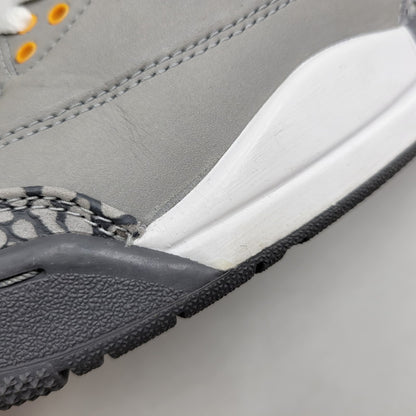 【中古品】【メンズ】 NIKE ナイキ AIR JORDAN 3 RETRO CT8532-012 エアジョーダン 3 レトロ スニーカー 靴 160-260808-as-27-izu サイズ：27.5cm カラー：SILVER/SPORT RED-LT GRAPHITE 万代Net店