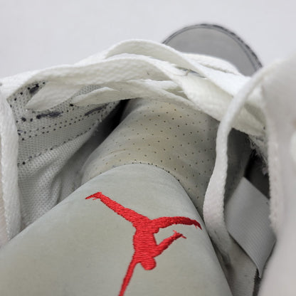 【中古品】【メンズ】 NIKE ナイキ AIR JORDAN 3 RETRO CT8532-012 エアジョーダン 3 レトロ スニーカー 靴 160-260808-as-27-izu サイズ：27.5cm カラー：SILVER/SPORT RED-LT GRAPHITE 万代Net店