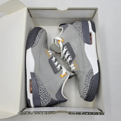 【中古品】【メンズ】 NIKE ナイキ AIR JORDAN 3 RETRO CT8532-012 エアジョーダン 3 レトロ スニーカー 靴 160-260808-as-27-izu サイズ：27.5cm カラー：SILVER/SPORT RED-LT GRAPHITE 万代Net店