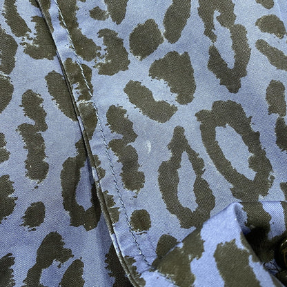 【中古品】【メンズ】 SUPREME × HYSTERIC GLAMOUR シュプリーム ヒステリックグラマー 21SS LEOPARD TRENCH レオパード トレンチ アウター 149-260804-cs-13-izu サイズ：L カラー：ブルー×ブラック 万代Net店