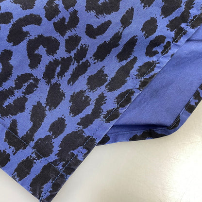 【中古品】【メンズ】 SUPREME × HYSTERIC GLAMOUR シュプリーム ヒステリックグラマー 21SS LEOPARD TRENCH レオパード トレンチ アウター 149-260804-cs-13-izu サイズ：L カラー：ブルー×ブラック 万代Net店
