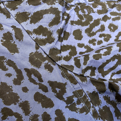 【中古品】【メンズ】 SUPREME × HYSTERIC GLAMOUR シュプリーム ヒステリックグラマー 21SS LEOPARD TRENCH レオパード トレンチ アウター 149-260804-cs-13-izu サイズ：L カラー：ブルー×ブラック 万代Net店