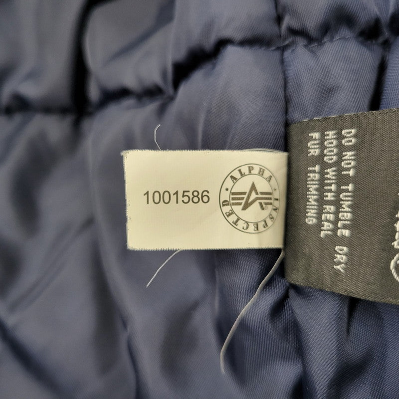 【中古品】【メンズ】 ALPHA INDUSTRIES アルファインダストリーズ N-3B FLIGHT JACKET 20094-0867 フライトジャケット 145-260809-as-03-izu サイズ：XL カラー：ネイビー 万代Net店