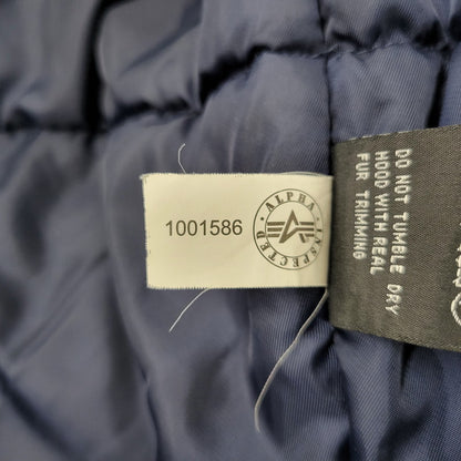 【中古品】【メンズ】 ALPHA INDUSTRIES アルファインダストリーズ N-3B FLIGHT JACKET 20094-0867 フライトジャケット 145-260809-as-03-izu サイズ：XL カラー：ネイビー 万代Net店