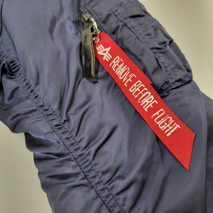 【中古品】【メンズ】 ALPHA INDUSTRIES アルファインダストリーズ N-3B FLIGHT JACKET 20094-0867 フライトジャケット 145-260809-as-03-izu サイズ：XL カラー：ネイビー 万代Net店