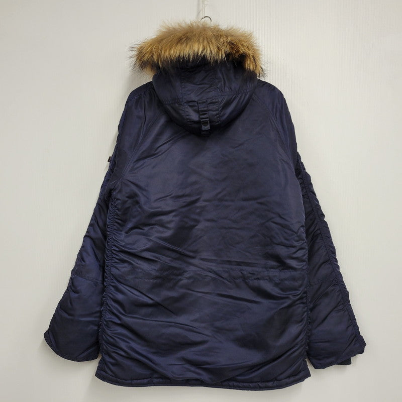 【中古品】【メンズ】 ALPHA INDUSTRIES アルファインダストリーズ N-3B FLIGHT JACKET 20094-0867 フライトジャケット 145-260809-as-03-izu サイズ：XL カラー：ネイビー 万代Net店