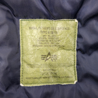 【中古品】【メンズ】 ALPHA INDUSTRIES アルファインダストリーズ N-3B FLIGHT JACKET 20094-0867 フライトジャケット 145-260809-as-03-izu サイズ：XL カラー：ネイビー 万代Net店