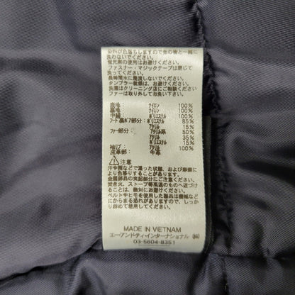 【中古品】【メンズ】 ALPHA INDUSTRIES アルファインダストリーズ N-3B FLIGHT JACKET 20024-701 フライトジャケット 145-260809-as-02-izu サイズ：L カラー：ブラック 万代Net店