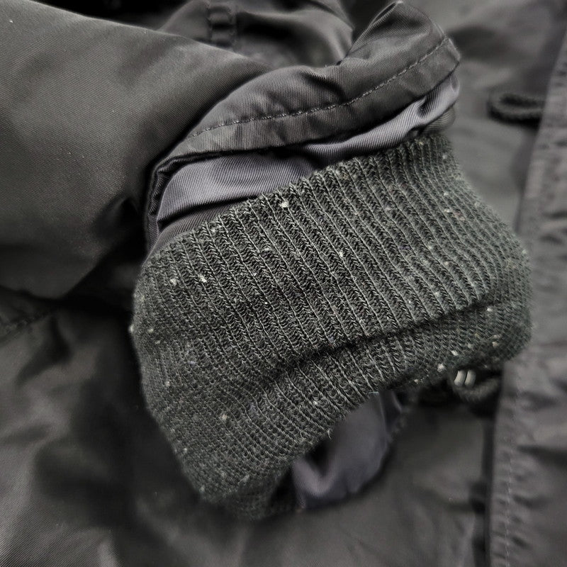 【中古品】【メンズ】 ALPHA INDUSTRIES アルファインダストリーズ N-3B FLIGHT JACKET 20024-701 フライトジャケット 145-260809-as-02-izu サイズ：L カラー：ブラック 万代Net店
