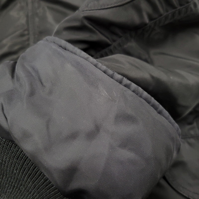 【中古品】【メンズ】 ALPHA INDUSTRIES アルファインダストリーズ N-3B FLIGHT JACKET 20024-701 フライトジャケット 145-260809-as-02-izu サイズ：L カラー：ブラック 万代Net店