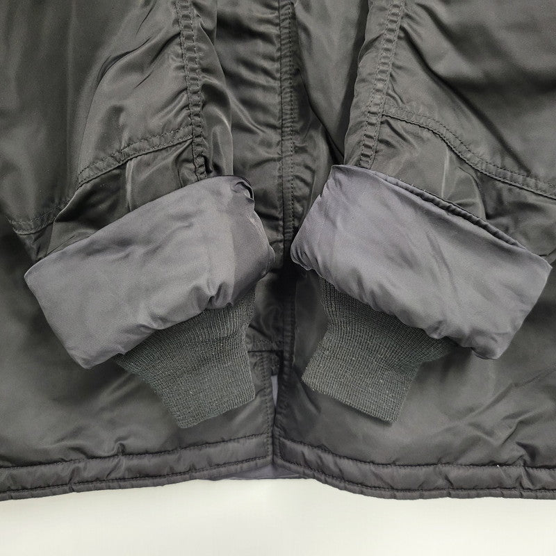 【中古品】【メンズ】 ALPHA INDUSTRIES アルファインダストリーズ N-3B FLIGHT JACKET 20024-701 フライトジャケット 145-260809-as-02-izu サイズ：L カラー：ブラック 万代Net店