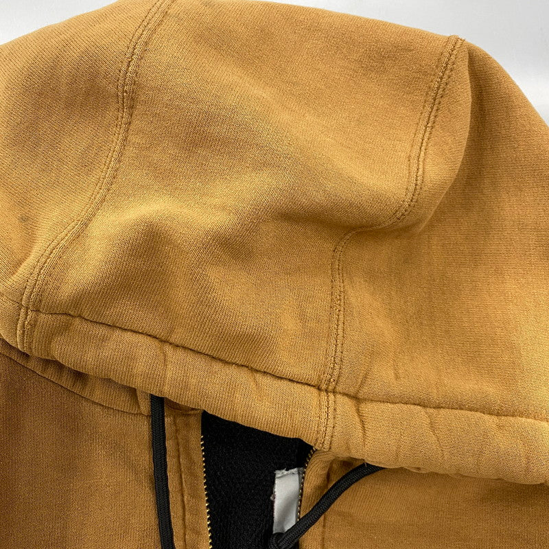 【現状渡し品】【メンズ】 Carhartt カーハート THERMAL LINER ZIP UP HOODED SWEATSHIRT サーマル ライナー ジップアップ フーデッドスウェットシャツ パーカー 146-260808-as-14-izu カラー：キャメル 万代Net店