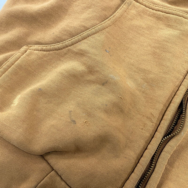 【現状渡し品】【メンズ】 Carhartt カーハート THERMAL LINER ZIP UP HOODED SWEATSHIRT サーマル ライナー ジップアップ フーデッドスウェットシャツ パーカー 146-260808-as-14-izu カラー：キャメル 万代Net店