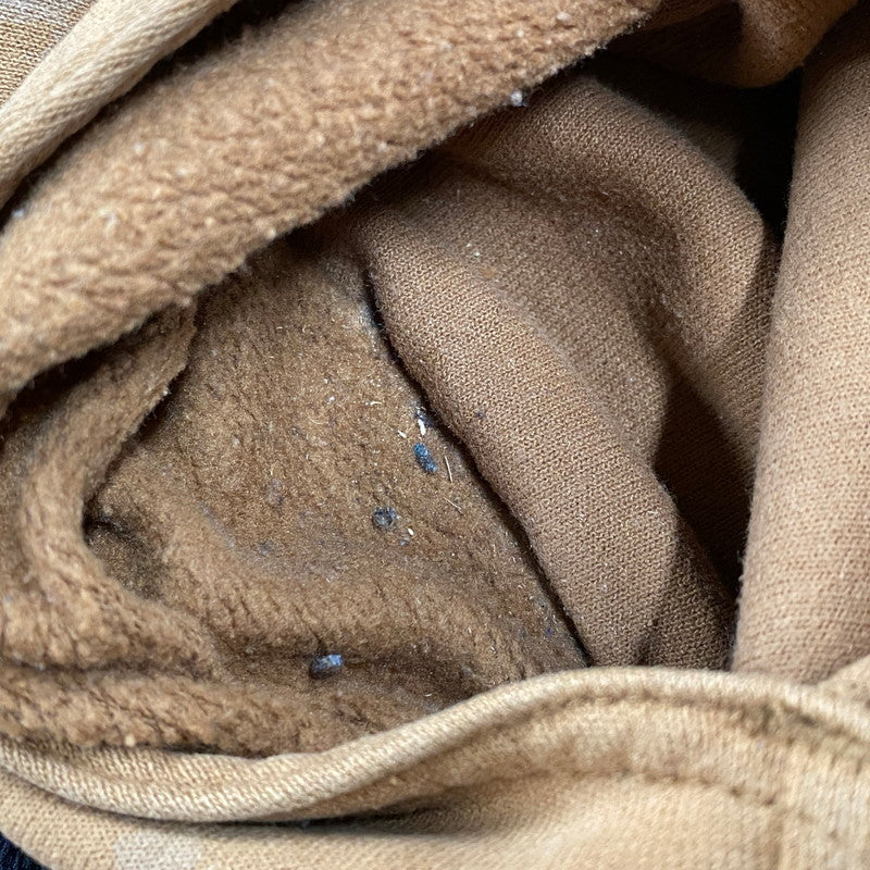 【現状渡し品】【メンズ】 Carhartt カーハート THERMAL LINER ZIP UP HOODED SWEATSHIRT サーマル ライナー ジップアップ フーデッドスウェットシャツ パーカー 146-260808-as-14-izu カラー：キャメル 万代Net店