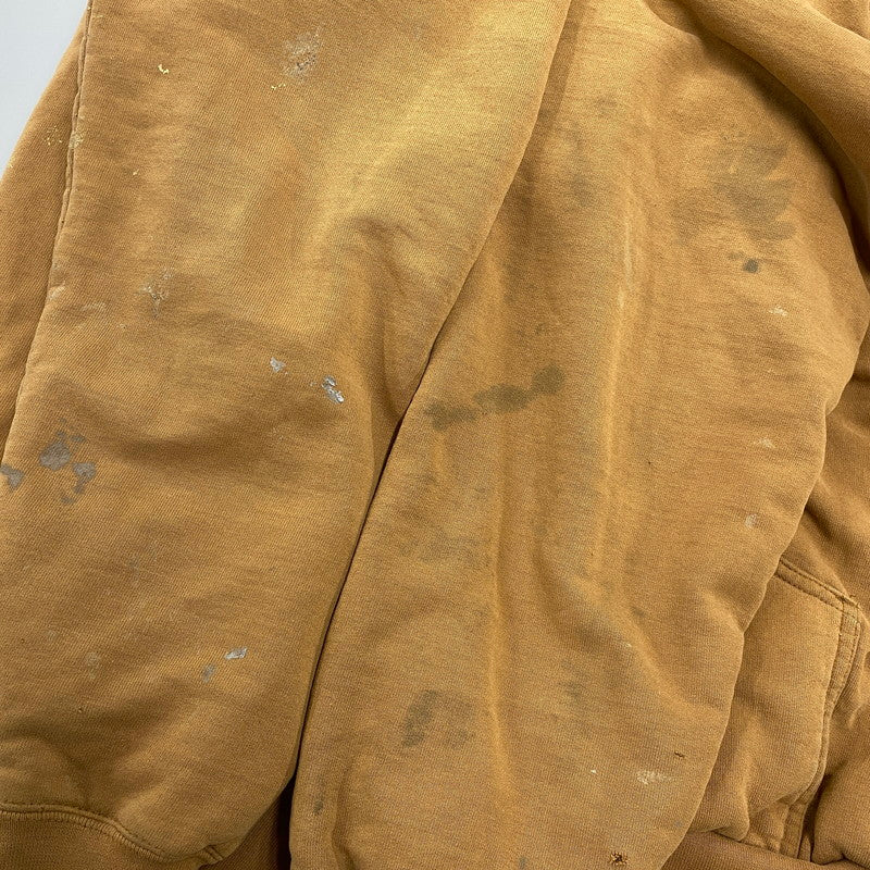 【現状渡し品】【メンズ】 Carhartt カーハート THERMAL LINER ZIP UP HOODED SWEATSHIRT サーマル ライナー ジップアップ フーデッドスウェットシャツ パーカー 146-260808-as-14-izu カラー：キャメル 万代Net店