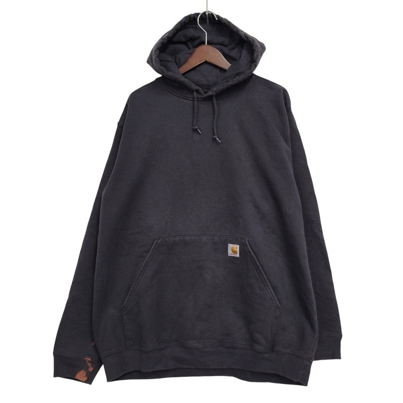 【現状渡し品】【メンズ】 CARHARTT カーハート K184 BLK 12SS HOODED SWEATSHIRT フーデッド スウェットシャツ トップス 長袖 146-260809-ya-17-izu サイズ：L カラー：ブラック 万代Net店