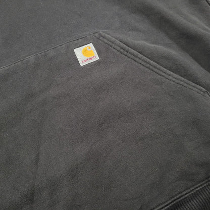 【現状渡し品】【メンズ】 CARHARTT カーハート K184 BLK 12SS HOODED SWEATSHIRT フーデッド スウェットシャツ トップス 長袖 146-260809-ya-17-izu サイズ：L カラー：ブラック 万代Net店