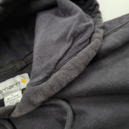 【現状渡し品】【メンズ】 CARHARTT カーハート K184 BLK 12SS HOODED SWEATSHIRT フーデッド スウェットシャツ トップス 長袖 146-260809-ya-17-izu サイズ：L カラー：ブラック 万代Net店