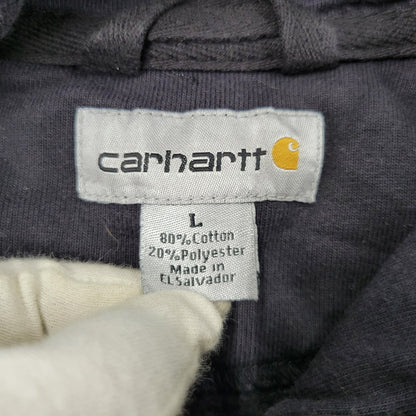 【現状渡し品】【メンズ】 CARHARTT カーハート K184 BLK 12SS HOODED SWEATSHIRT フーデッド スウェットシャツ トップス 長袖 146-260809-ya-17-izu サイズ：L カラー：ブラック 万代Net店