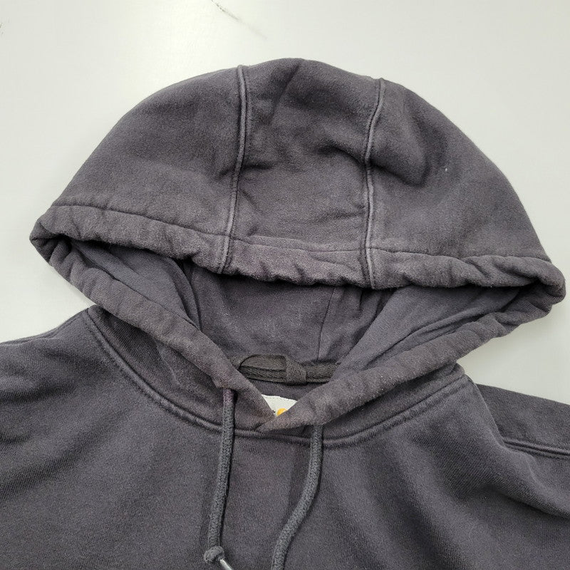 【現状渡し品】【メンズ】 CARHARTT カーハート K184 BLK 12SS HOODED SWEATSHIRT フーデッド スウェットシャツ トップス 長袖 146-260809-ya-17-izu サイズ：L カラー：ブラック 万代Net店