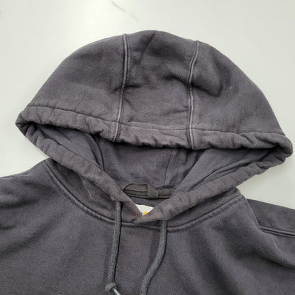 【現状渡し品】【メンズ】 CARHARTT カーハート K184 BLK 12SS HOODED SWEATSHIRT フーデッド スウェットシャツ トップス 長袖 146-260809-ya-17-izu サイズ：L カラー：ブラック 万代Net店
