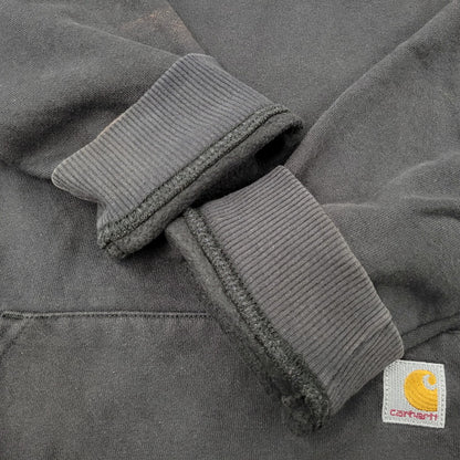 【現状渡し品】【メンズ】 CARHARTT カーハート K184 BLK 12SS HOODED SWEATSHIRT フーデッド スウェットシャツ トップス 長袖 146-260809-ya-17-izu サイズ：L カラー：ブラック 万代Net店