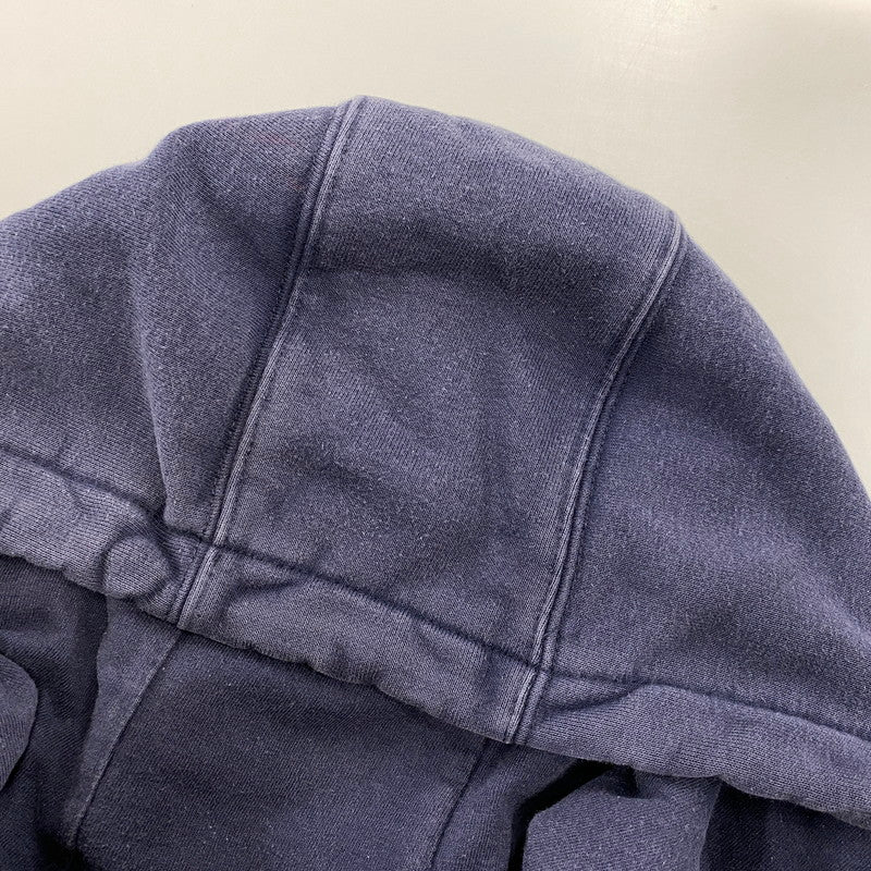 【現状渡し品】【メンズ】 Carhartt カーハート ZIP UP HOODED SWEATSHIRT K185 NVY ジップアップ フーデッドスウェットシャツ パーカー メキシコ製 146-260808-as-12-izu サイズ：XL カラー：ネイビー 万代Net店