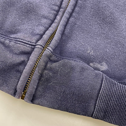 【現状渡し品】【メンズ】 Carhartt カーハート ZIP UP HOODED SWEATSHIRT K185 NVY ジップアップ フーデッドスウェットシャツ パーカー メキシコ製 146-260808-as-12-izu サイズ：XL カラー：ネイビー 万代Net店
