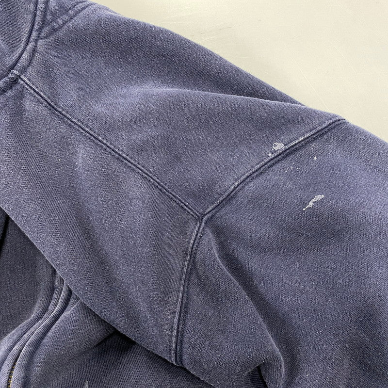 【現状渡し品】【メンズ】 Carhartt カーハート ZIP UP HOODED SWEATSHIRT K185 NVY ジップアップ フーデッドスウェットシャツ パーカー メキシコ製 146-260808-as-12-izu サイズ：XL カラー：ネイビー 万代Net店