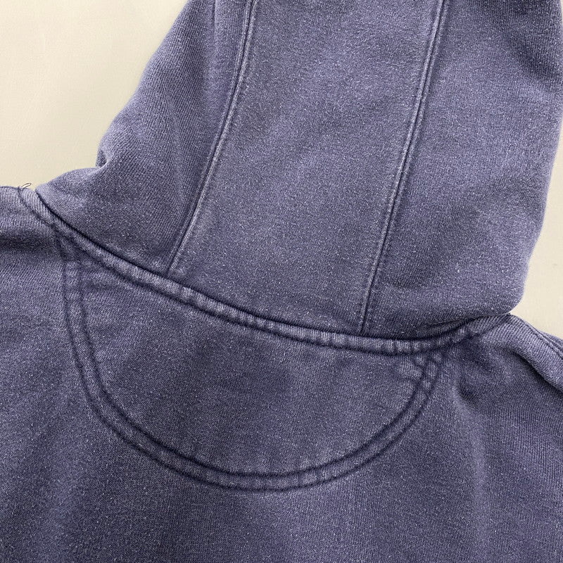 【現状渡し品】【メンズ】 Carhartt カーハート ZIP UP HOODED SWEATSHIRT K185 NVY ジップアップ フーデッドスウェットシャツ パーカー メキシコ製 146-260808-as-12-izu サイズ：XL カラー：ネイビー 万代Net店