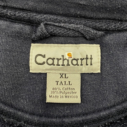 【現状渡し品】【メンズ】 Carhartt カーハート ZIP UP HOODED SWEATSHIRT K185 NVY ジップアップ フーデッドスウェットシャツ パーカー メキシコ製 146-260808-as-12-izu サイズ：XL カラー：ネイビー 万代Net店