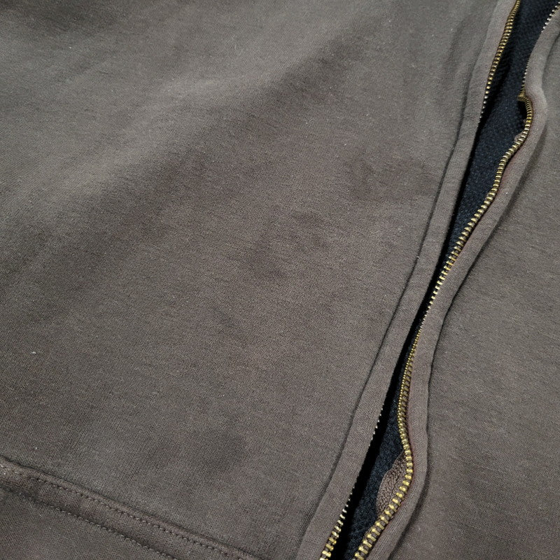 【現状渡し品】【メンズ】 Carhartt カーハート THERMAL LINER ZIP UP HOODED SWEATSHIRT J149 DKB サーマルライナー ジップアップ パーカー メキシコ製 146-260809-as-01-izu サイズ：3XL カラー：ブラウン 万代Net店