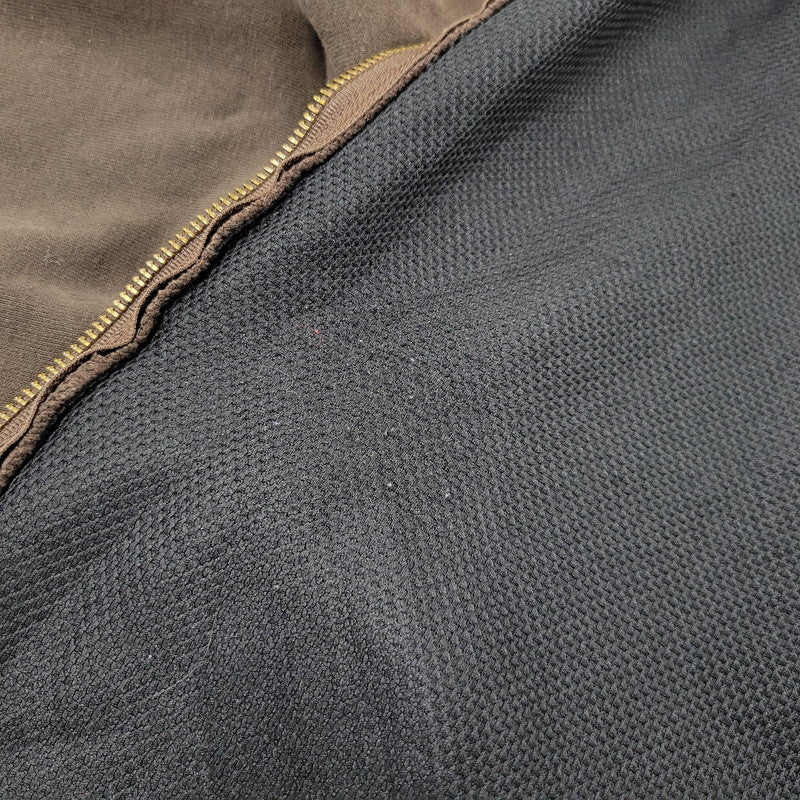 【現状渡し品】【メンズ】 Carhartt カーハート THERMAL LINER ZIP UP HOODED SWEATSHIRT J149 DKB サーマルライナー ジップアップ パーカー メキシコ製 146-260809-as-01-izu サイズ：3XL カラー：ブラウン 万代Net店