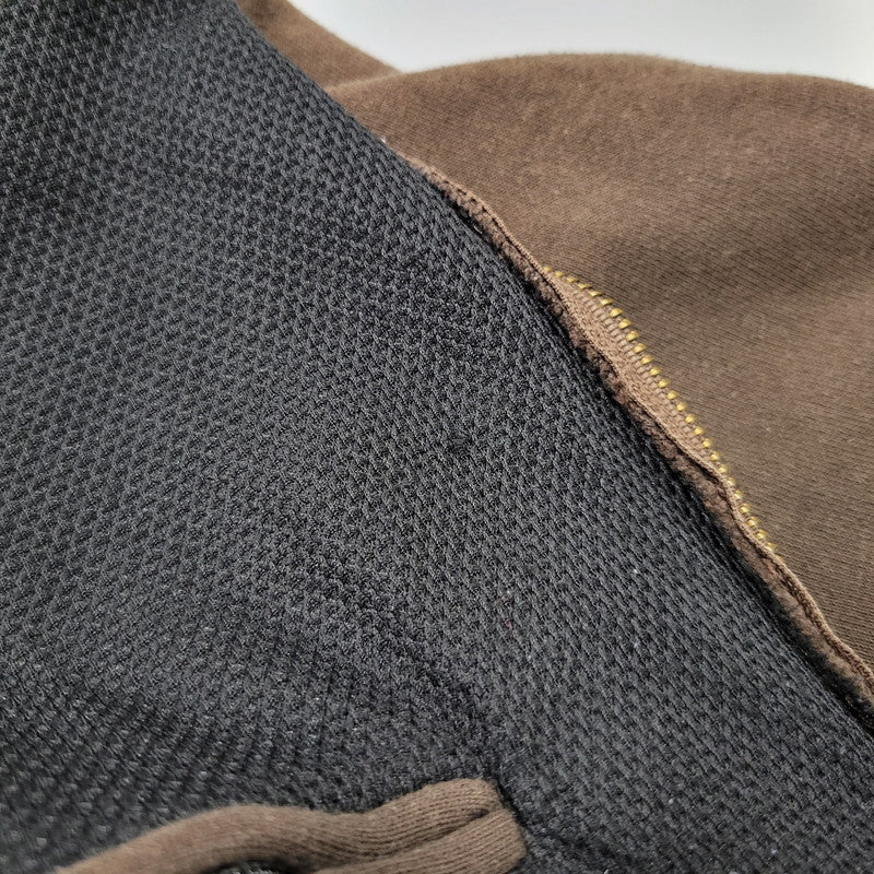 【現状渡し品】【メンズ】 Carhartt カーハート THERMAL LINER ZIP UP HOODED SWEATSHIRT J149 DKB サーマルライナー ジップアップ パーカー メキシコ製 146-260809-as-01-izu サイズ：3XL カラー：ブラウン 万代Net店