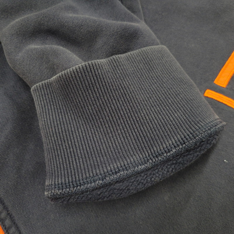 【中古品】【メンズ】 OLD NIKE TEAM オールド ナイキ チーム 90-00S ILLINOIS RAGLAN SLEEVE HOODED SWEATSHIRT イリノイ ラグランスリーブ フーデッドスウェットシャツ トップス 長袖 146-260809-ya-15-izu サイズ：XXL カラー：ネイビー×オレンジ 万代Net店