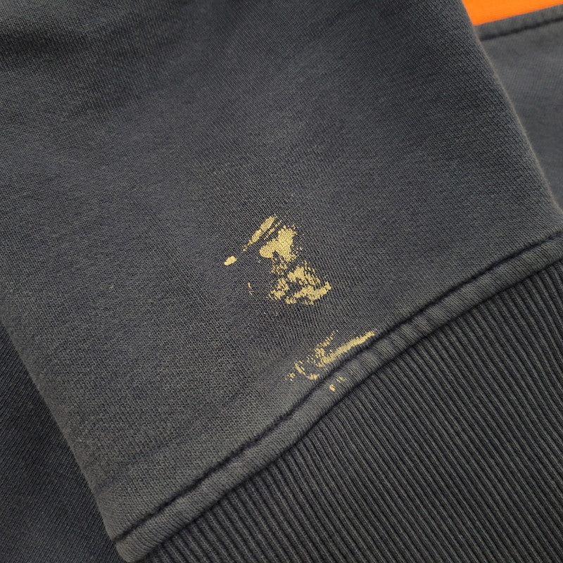 【中古品】【メンズ】 OLD NIKE TEAM オールド ナイキ チーム 90-00S ILLINOIS RAGLAN SLEEVE HOODED SWEATSHIRT イリノイ ラグランスリーブ フーデッドスウェットシャツ トップス 長袖 146-260809-ya-15-izu サイズ：XXL カラー：ネイビー×オレンジ 万代Net店