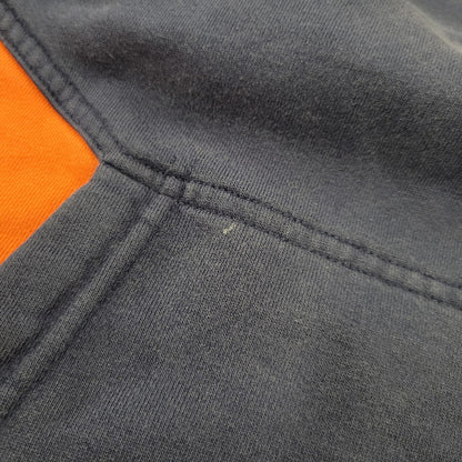 【中古品】【メンズ】 OLD NIKE TEAM オールド ナイキ チーム 90-00S ILLINOIS RAGLAN SLEEVE HOODED SWEATSHIRT イリノイ ラグランスリーブ フーデッドスウェットシャツ トップス 長袖 146-260809-ya-15-izu サイズ：XXL カラー：ネイビー×オレンジ 万代Net店
