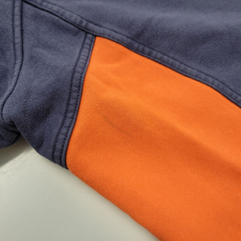 【中古品】【メンズ】 OLD NIKE TEAM オールド ナイキ チーム 90-00S ILLINOIS RAGLAN SLEEVE HOODED SWEATSHIRT イリノイ ラグランスリーブ フーデッドスウェットシャツ トップス 長袖 146-260809-ya-15-izu サイズ：XXL カラー：ネイビー×オレンジ 万代Net店